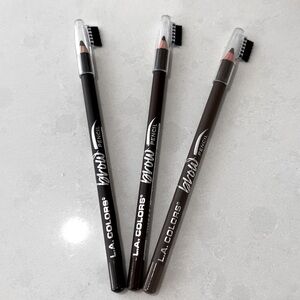 3 pc L.A. Colors Brow Pencil Bundle - Chocolate, Medium Brown & Taupe